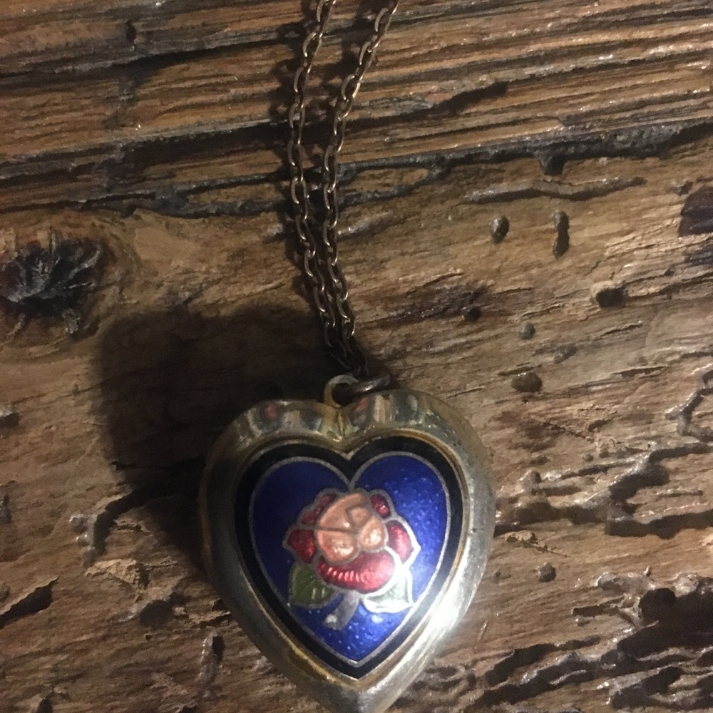 Antique/Vintage Heart Locket Necklace